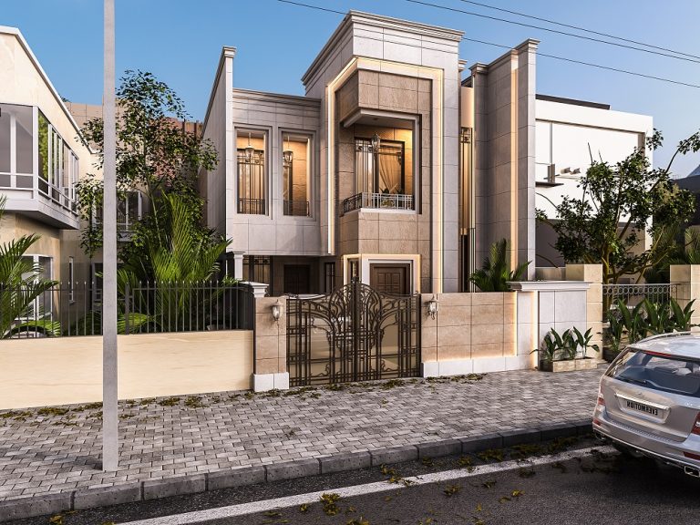 تصميم واجهة بناية سكنية في الداودي