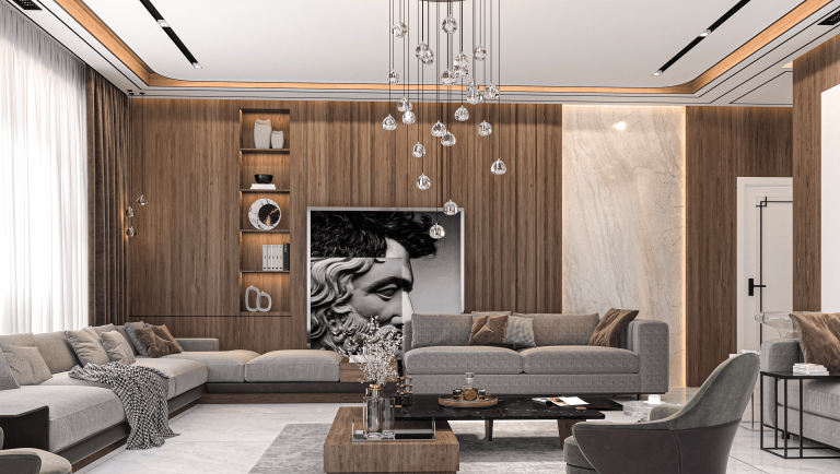 تصميم غرفة استقبال