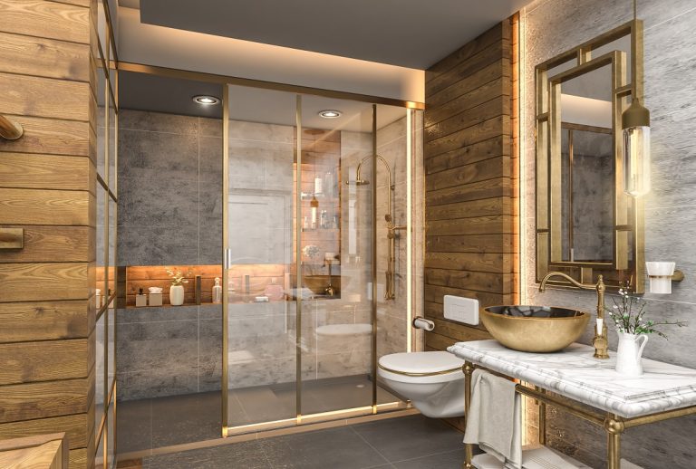 تصميم حمام مودرن في المنصور