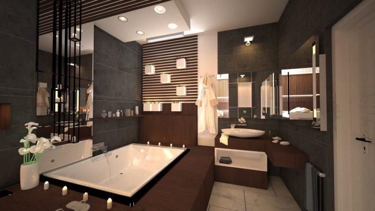 تصميم حمام مودرن في الوزيرية